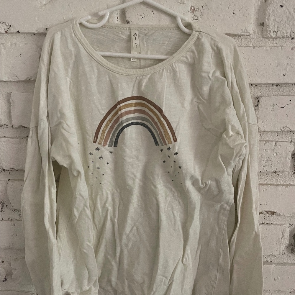 Rylee and Cru rainbow shirt